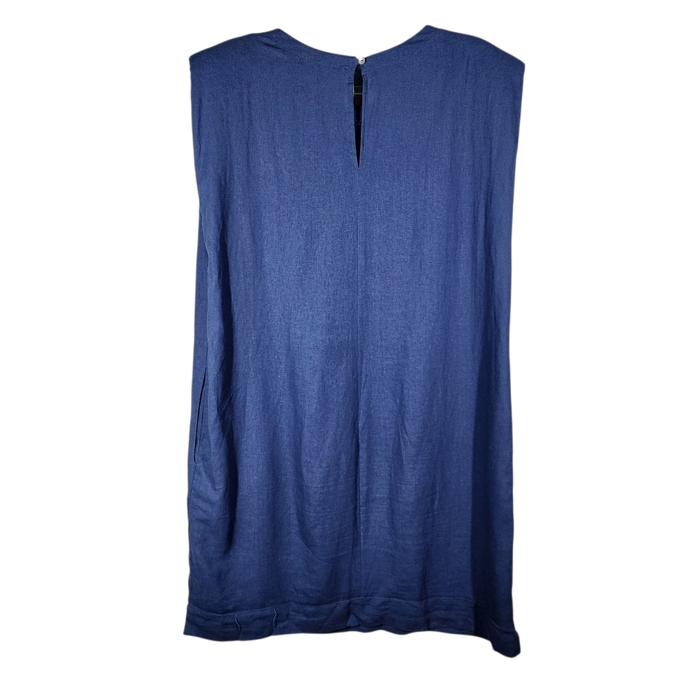 SINGLE THREAD LINEN BLEND DRESS - Picture 4 of 9